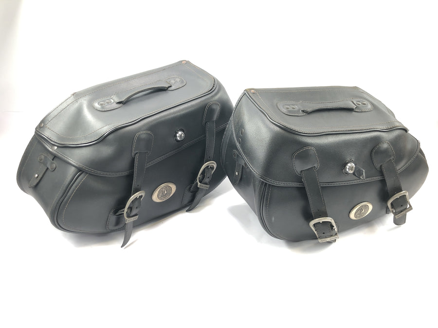 Honda VTX 1800 SC46 [2004] - Side case pair saddle bag leather case with key