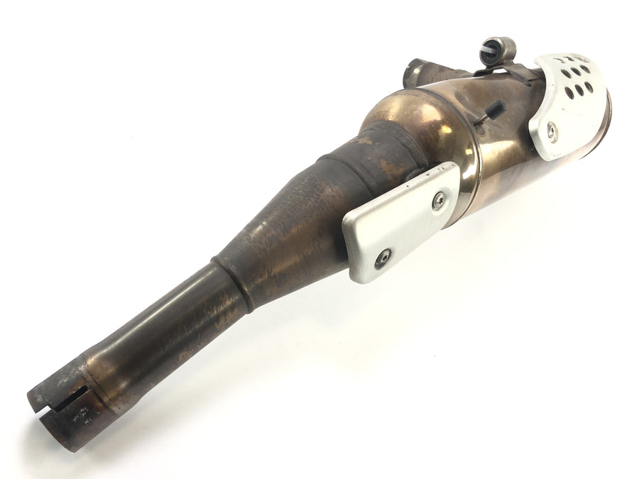 BMW F 650 GS Dakar [2007] - Exhaust silencer left with dent