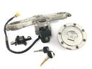 Honda VFR 800 FI RC46 [1999] - Lock set with upper fork bridge, ignition lock, seat lock, tank cap-1