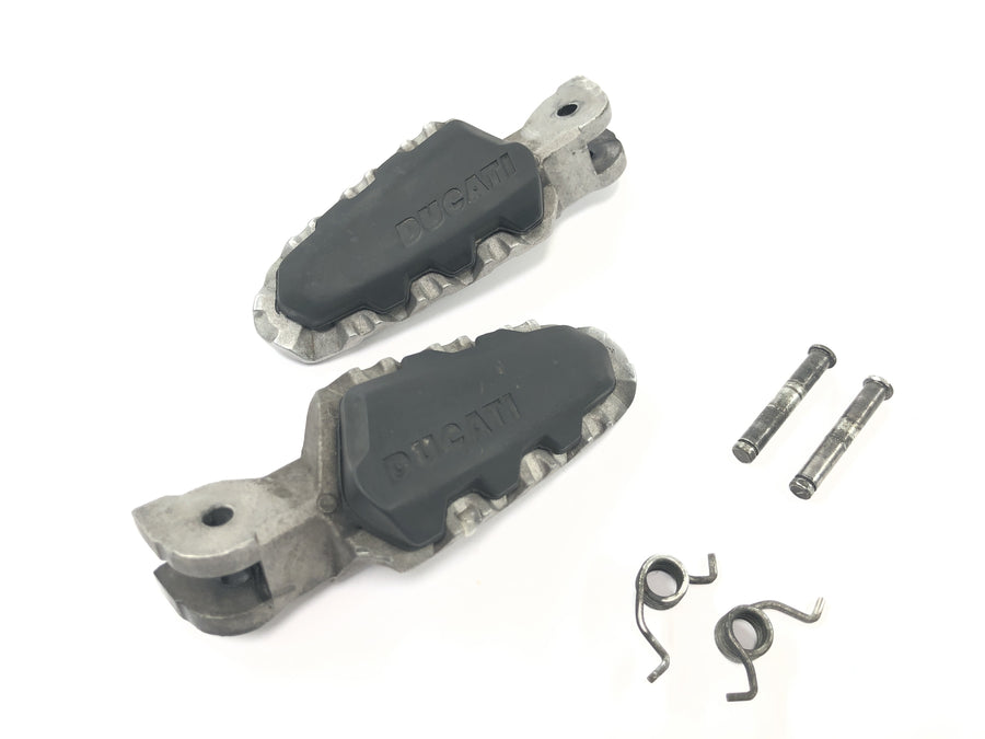 Ducati Multistrada 1200 S Touring [2009] - Driver footrests Driver footrest set