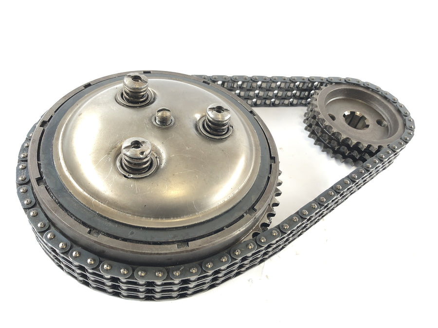 Triumph Bonneville T140V [1976] - coupling primary drive with chain