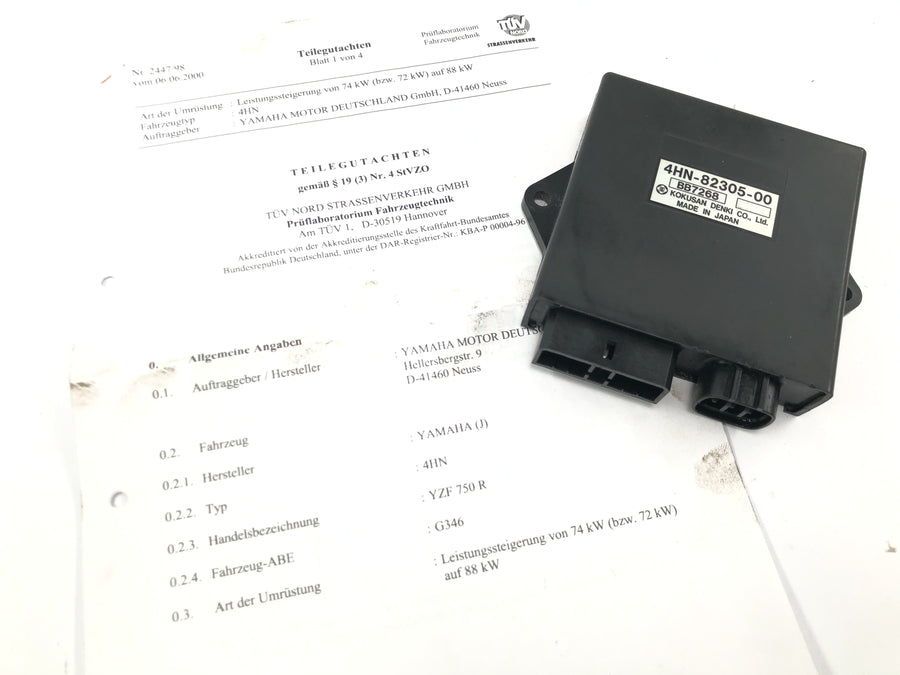 Yamaha YZF 750 R 4HN [1995] - CDI control unit ignition unit ignition box ECU control box with parts certificate