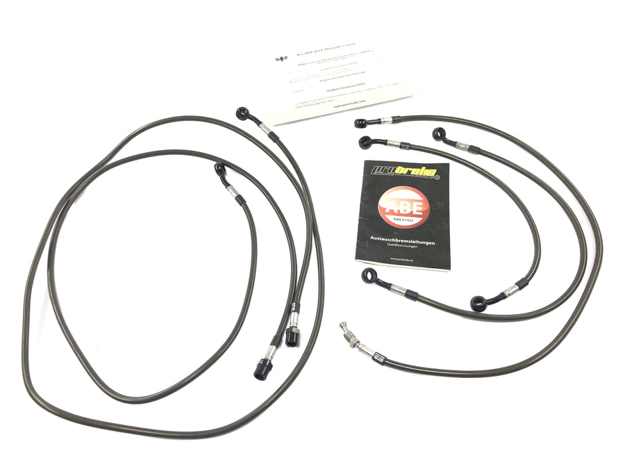 Kawasaki Versys KLE 650 A [2006] - Brake line steel flex brake line set