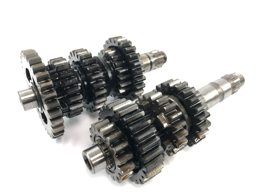 Yamaha MT 03 RM02 [2007] - Transmission transmission shafts shift shafts gear package inside