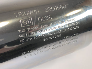 Triumph Adventurer 900 T309RT [1998] - Exhaust rear silencer silencer left - 0