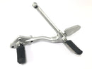 Moto Guzzi Stelvio 1200 8V [2016] - left footrest system, driver footrest and pillion passenger footrest with bracket-1