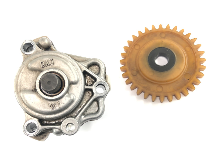 Yamaha XTZ 660 3YF [1992] - Oil pump oil feed pump with drive wheel gear