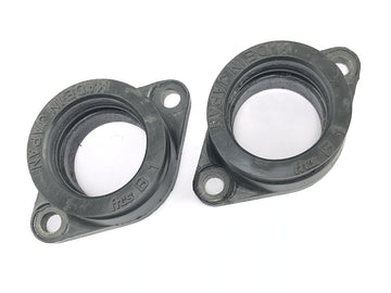 Suzuki RG 250 Gamma GJ21D [1987] - intake manifold inlet rubber carburettor nozzle pair