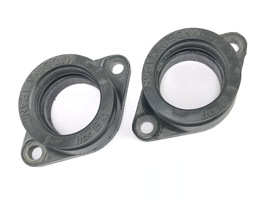 Suzuki RG 250 Gamma GJ21D [1987] - intake manifold inlet rubber carburettor nozzle pair