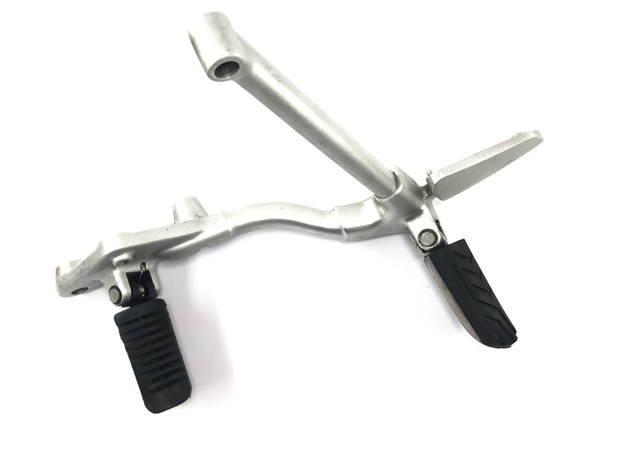 Moto Guzzi Stelvio 1200 8V [2016] - left footrest system, driver footrest and pillion passenger footrest with bracket