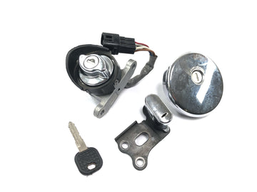 Kawasaki VN 1600 Classic VNT60A [2007] - Lock set ignition lock tank cap helmet lock