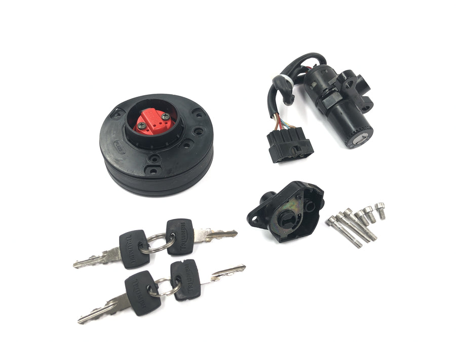 Triumph Tiger 955i 709EN [2003] - Lock set ignition lock tank lock seat lock
