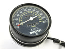 Ducati SL 600 Pantah [1982] - Cockpit instruments speedometer tachometer with control lights and ignition lock-5