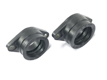 Suzuki RG 250 Gamma GJ21D [1987] - intake manifold inlet rubber carburettor nozzle pair - 0
