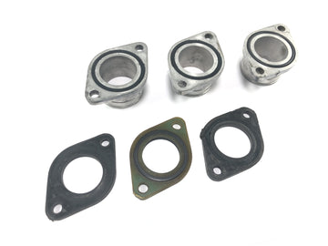 Laverda 1000 [1978] - intake manifold carburettor intake adapter set 3 pieces - 0