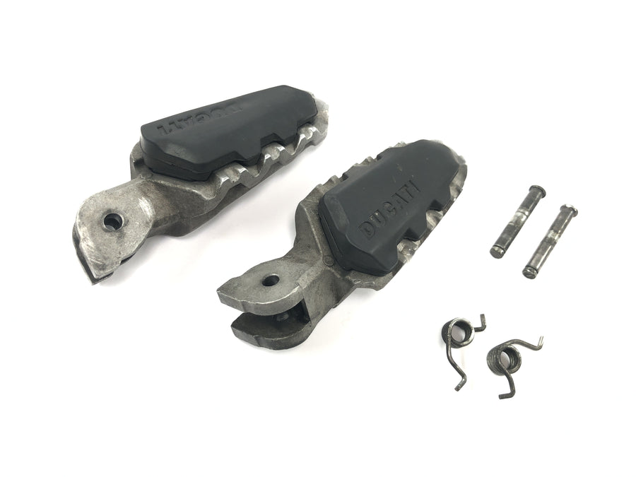 Ducati Multistrada 1200 S Touring [2009] - Driver footrests Driver footrest set