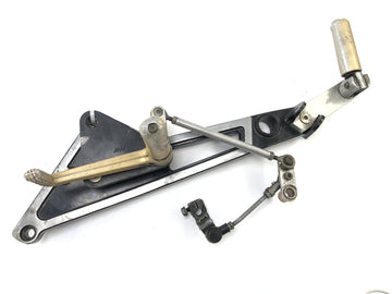Kawasaki GPZ 1000 RX [1987] - Footrest system Footrest plates with footrests and pedals left and right