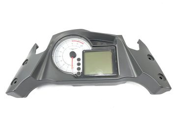 Moto Guzzi Stelvio 1200 4V [2009] - locksmith with speedometer control unit tank lock and fork bridge above - 0