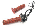 Yamaha XT 600 43F [1985] - handlebar fitting right handlebar switch gas handle with grip rubber-3