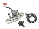 Yamaha XJR 1200 4PU [1996] - top fork bridge with ignition lock, tank cap locking set lock-3