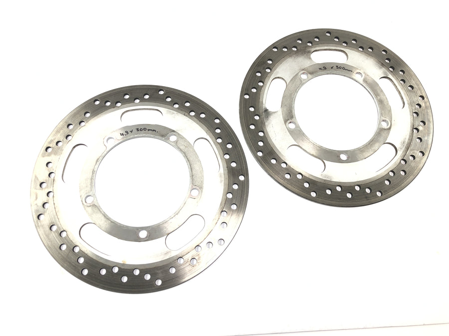 Kawasaki VN 1600 Classic VNT60A [2007] - brake disc set 4.90 x300 mm perforated at the front
