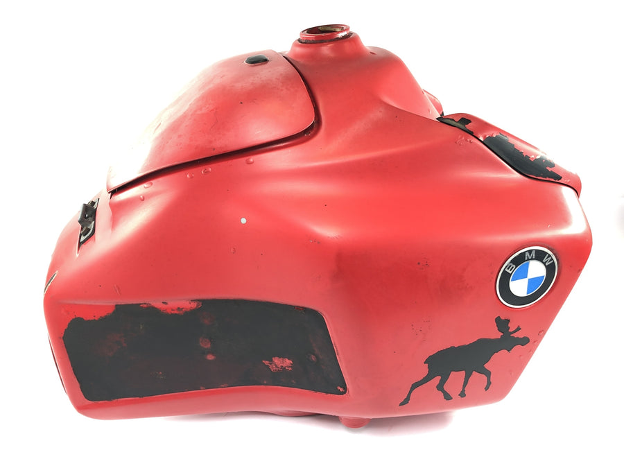 BMW R 100 GS 247E [1991] - Fuel tank petrol tank plastic touring tank red