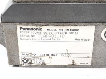 Honda GL 1500 Goldwing SC22 [1987] - Radio cassette radio audio system - 0