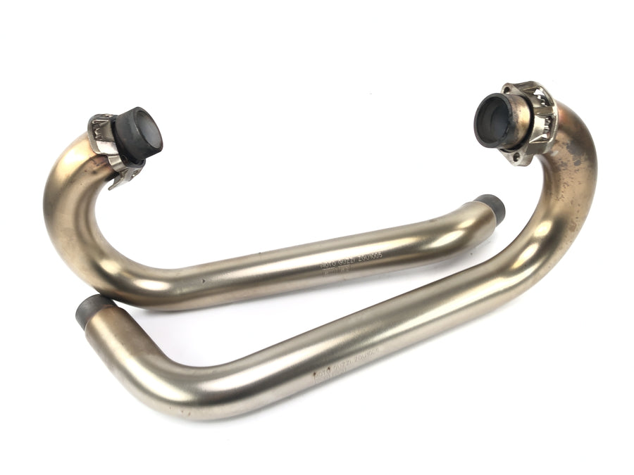 Moto Guzzi Stelvio 1200 4V [2009] - exhaust pipe manifold pipe stainless steel left and right