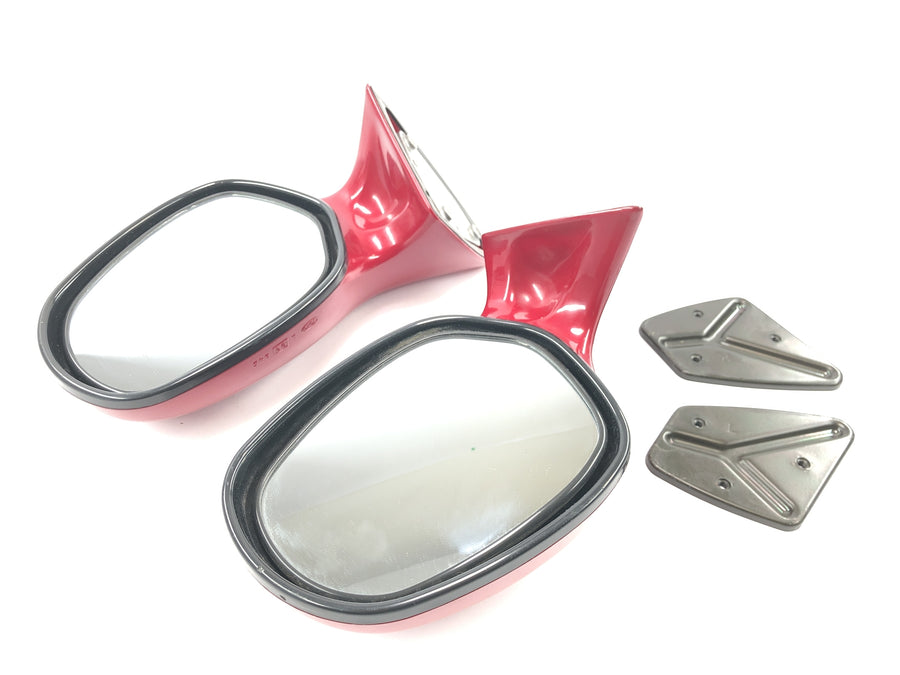 Yamaha GTS 1000 4FV [1997] - Mirror rearview mirror left and right red with brackets