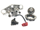 Yamaha XJR 1200 4PU [1996] - top fork bridge with ignition lock, tank cap locking set lock-2