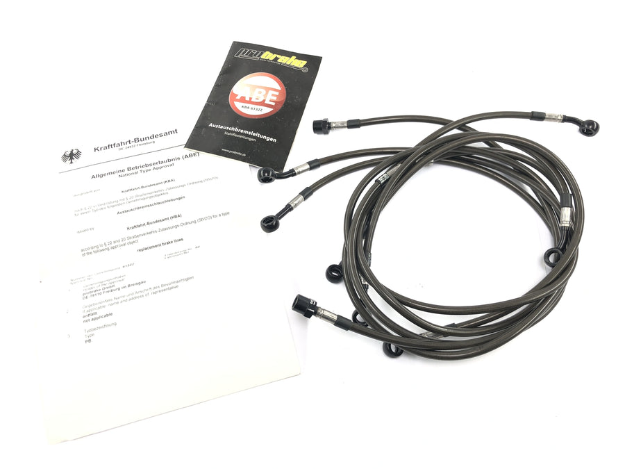 Kawasaki Versys KLE 650 A [2006] - Brake line steel flex brake line set