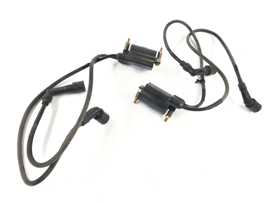 Kawasaki VN 1600 Mean Streak VNT60B [2005] - Ignition coil set pair with spark plug connector