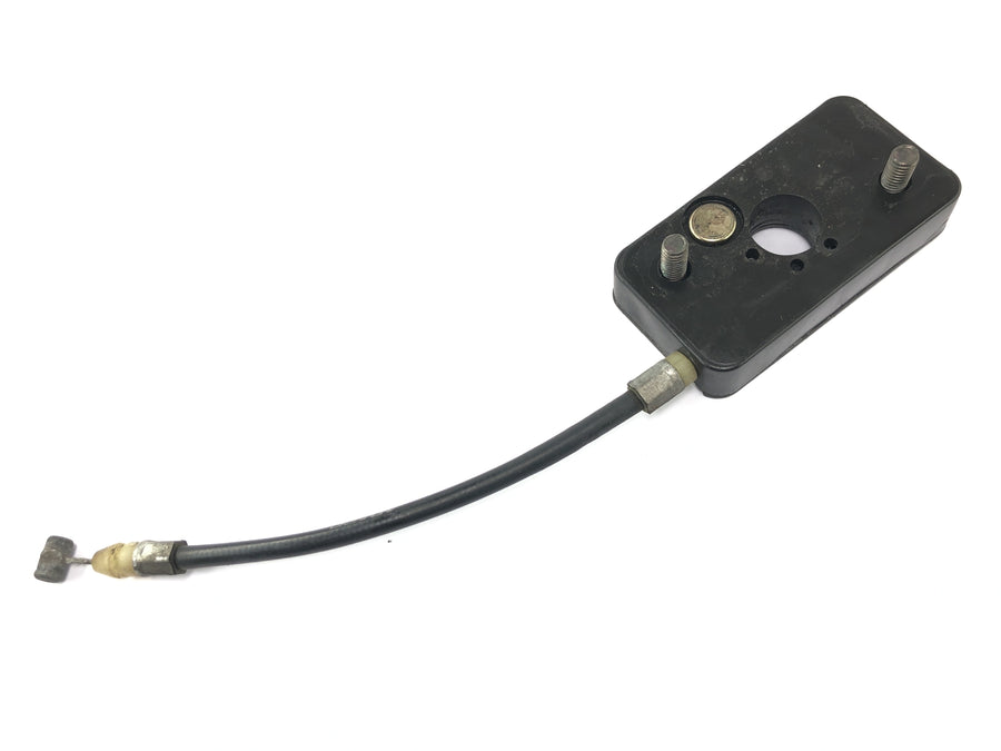 Suzuki RG 250 Gamma GJ21D [1987] - Seat lock Seat lock with Bowden cable