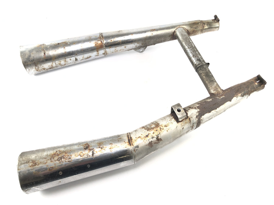 Honda GL 1000 Goldwing GL1 [1978] - exhaust rush -end dampers on the left right chrome