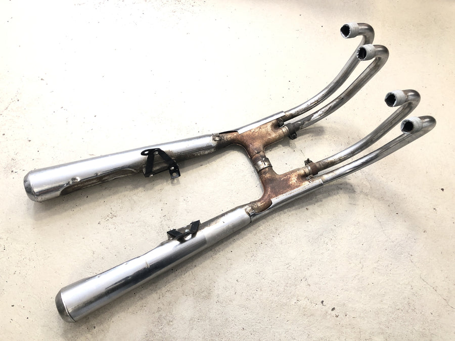 Kawasaki Z 1100 KZZ10A [1984] - Exhaust system silencer system