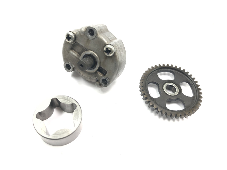 Yamaha XT 500 1U6 [1981] - Oil pump gear rotor pump insert