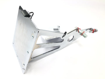 Suzuki VS 600 - 1400 Intruder [Burchard] - Side license plate holder 180 x 200 L chrome, new