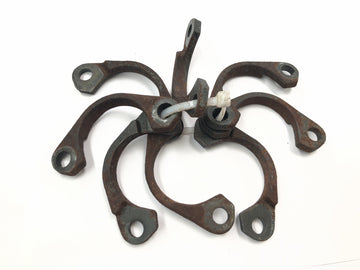 Kawasaki GPZ 1000 RX [1987] - manifold clamps exhaust manifold holder clamps retaining bracket Exhaust - 0