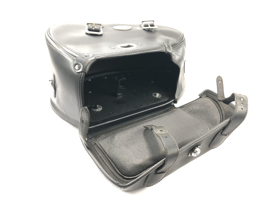 Honda VTX 1800 SC46 [2004] - Side case pair saddle bag leather case with key