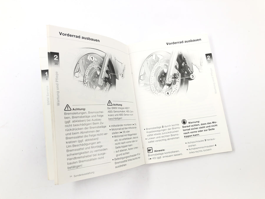 BMW R 1200 CL K30 [2003] - maintenance instructions