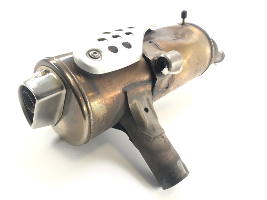 BMW F 650 GS Dakar [2007] - Exhaust silencer left with dent