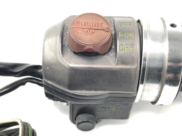 Honda GL 1000 Goldwing GL1 [1978] - Gas grip on the right gas lever throttle handle Kill switch defective - 0
