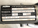 KTM 640 Adventure LC4 [2001] - frame with papers-5