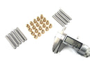 Ducati Monster S4R M4 [2004] - grub screws grub screws tip stainless steel M8 50mm with screw sleeves-2