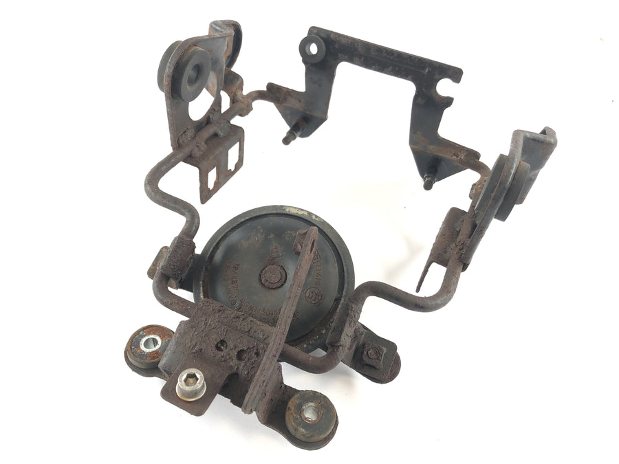 Kawasaki KMX 125 B [1998] - Antler headlight mount with horn