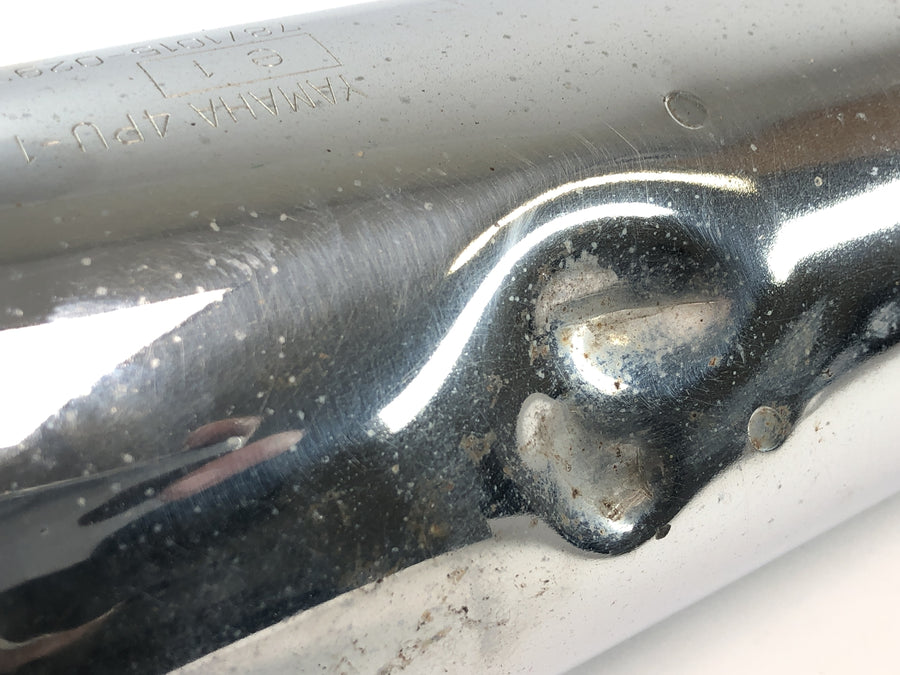 Yamaha XJR 1200 4PU [1996] - Exhaust silencer muffler muffler chrome left