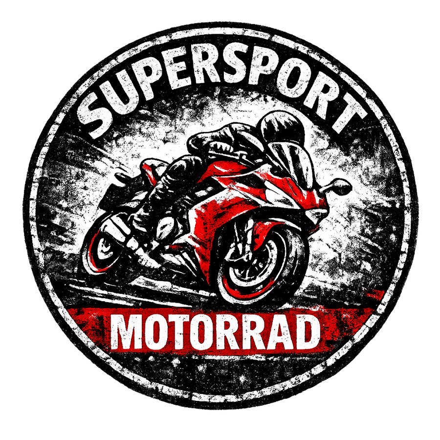 Ducati supersport [Hoodie] - Grunge Badge - Chest Print