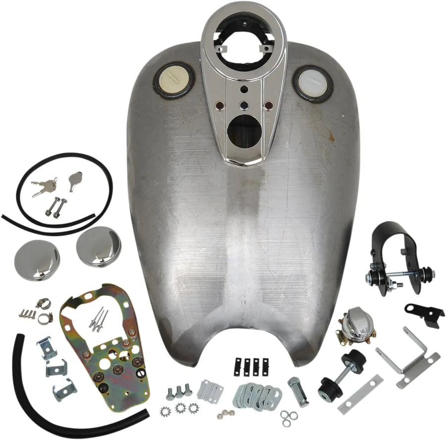 harley-davidson sportster s [DRAG SPECIALTIES] – Extended, rubber-mounted Quickbob® tank for attached speedometer