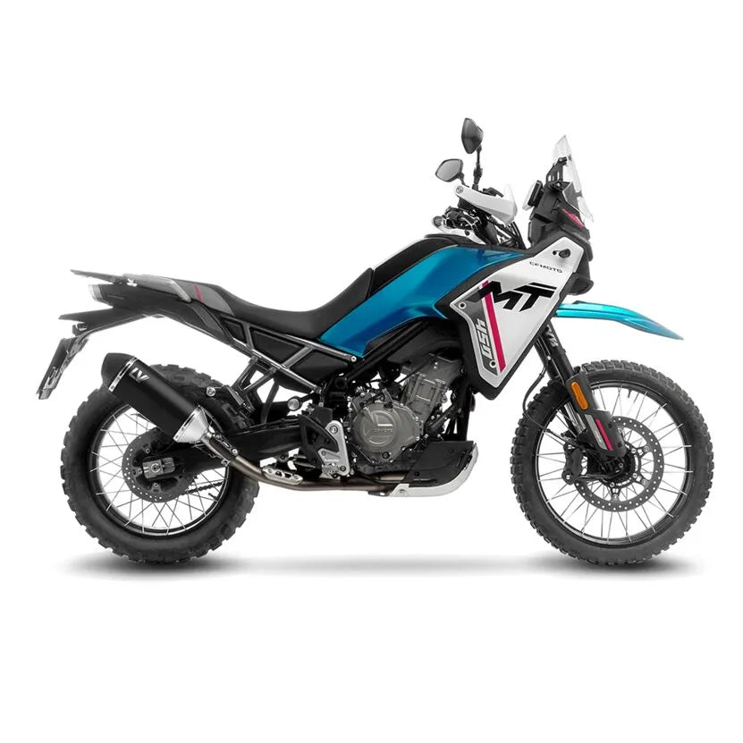 cf moto 450 [LEOVINCE] – LV-14 Black Edition rear silencer