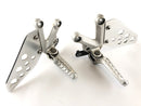 Aprilia RSV 1000 RR Factory [2009] - Driver footrests with holder right and left set-1